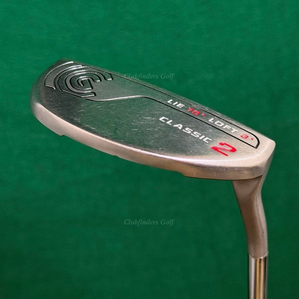 Cleveland Classic #2 Milled 35" Heel-Shafted Mid-Mallet Putter w/ Super Stroke