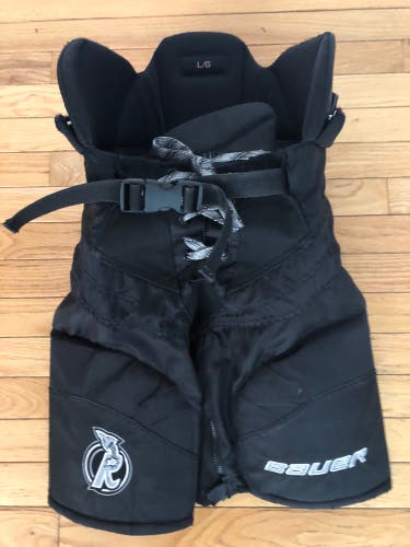 BAUER Nexus *New Jersey ROCKETS* Junior LARGE Hockey Pants (Used)