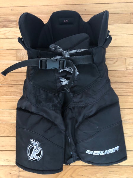 BAUER Nexus *New Jersey ROCKETS* Junior LARGE Hockey Pants (Used)