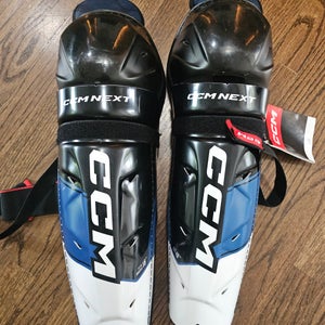 Senior CCM Next 16" Shin Pads (New)