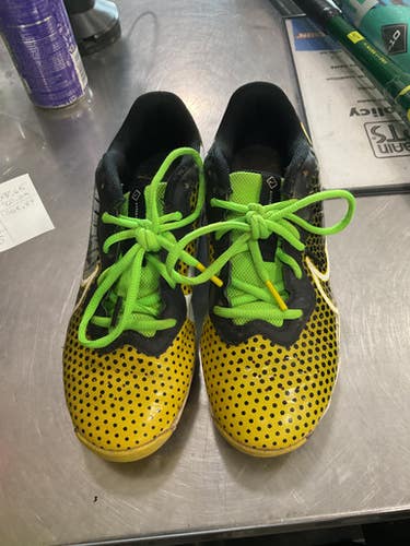 Used Nike DIAMOND BB CLEATS BB/SB Cleats Yellow Junior 05 11614-S000221383
