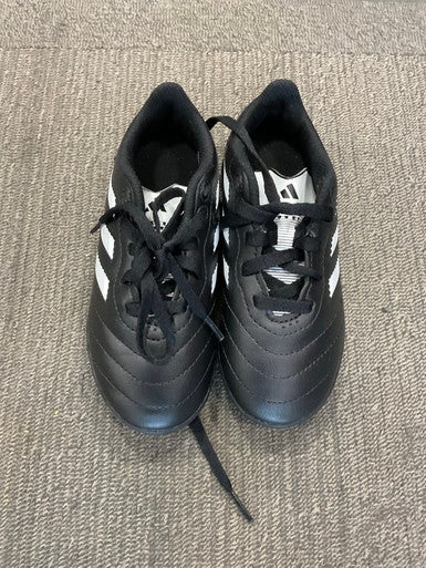 Used Adidas GOLETTO Soccer Turf Shoes Black Youth 11.0 11614-S000221350