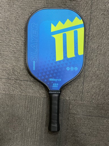 Used MONARCH DRAGON SLAYER Pickleball Racquet Royal Blue 11614-S000221283