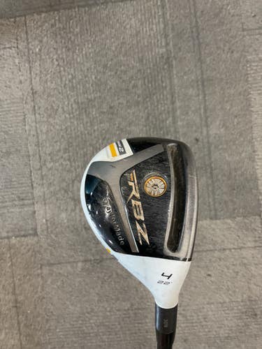 Used Taylormade RBZ STAGE 2 Mens Hybrid Club RH White 4 Hybrid 11614-S000221288