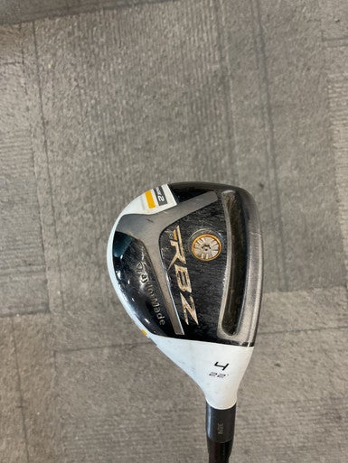 Used Taylormade RBZ STAGE 2 Mens Hybrid Club RH White 4 Hybrid 11614-S000221288