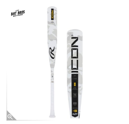 2024 Rawlings Icon Composite USSSA Certified Bat (-8) 23 oz 31" (New)