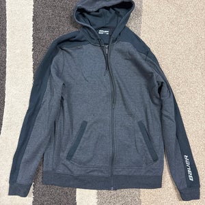 Bauer NWOT gray/black zip up hoodie Men’s size small