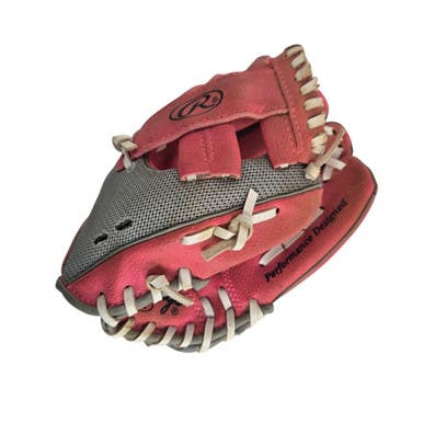 Used Rawlings PLAYERS SERIES BB/SB Glove T-ball Pink 9" 11406-S000106815