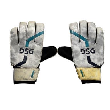 Used DSG OCALA Soccer Goalie Gloves White 6 11406-S000106861