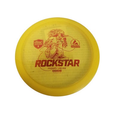 Used Discmania ACTIVE PREMIUM ROCKSTAR Disc Golf Driver Yellow 11406-S000106912