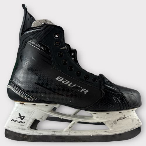 Pro Stock Used Bauer Size 9.5 Supreme Shadow Hockey Skates