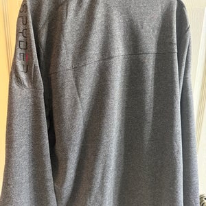 Silver Men's XL Spyder Sweatshirt (Used)