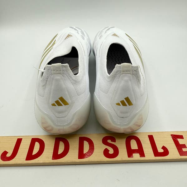 Adidas Predator Elite Laceless FG Soccer Cleats White Gold  display picture 3