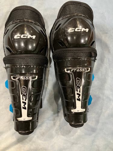 Youth CCM Jetspeed FT455 Shin Pads 8" (Used)