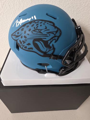 Brian Thomas Jr. Signed Jacksonville Jaguars Mini Helmet Rave Fanatics COA