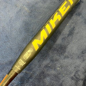 Black 2015 Miken Freak Composite Bat (-6) Composite 28 oz 34" (Used)