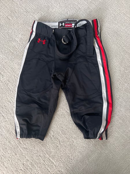 UA Football Pants: Black Men's XXL Adult Under Armour Game Pants (Used)
