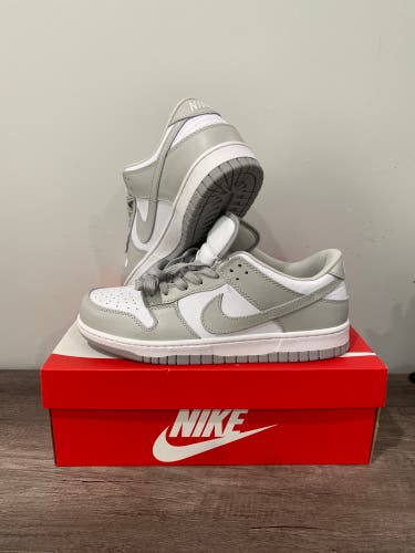 White Men's Size M 10.5 (W 11.5) Adult Nike Dunk Low Shoes (New)