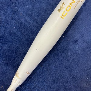 2024 Rawlings Icon Composite Bat USSSA Certified (-10) Composite 17 oz 27" (Used)