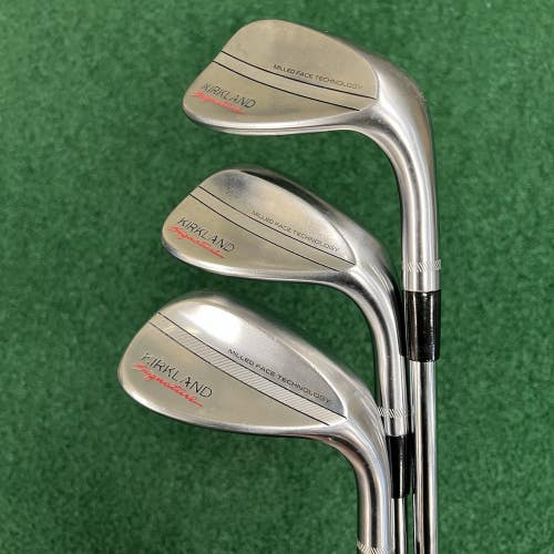 Kirkland Signature Gen 2 3-Piece Golf Wedge Set Right Hand GW-SW-LW Steel Shafts