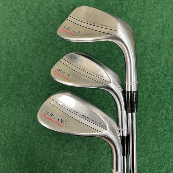 Kirkland Signature Gen 2 3-Piece Golf Wedge Set Right Hand GW-SW-LW Steel Shafts
