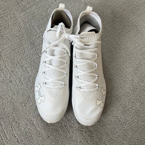 Men's Size M 14.0 (W 15.0) Under Armour Spotlight MC Mid Top Turf Cleats (New)