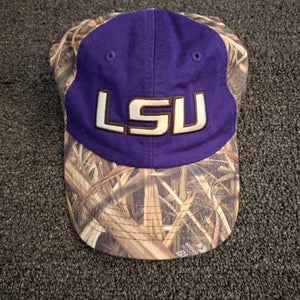 LSU Tigers Adjustable Hat Camouflage Team Logo
