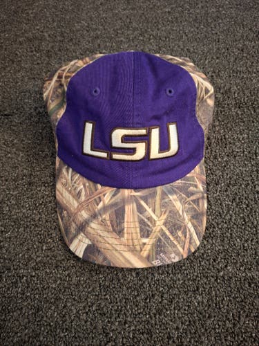 LSU Tigers Adjustable Hat Camouflage Team Logo