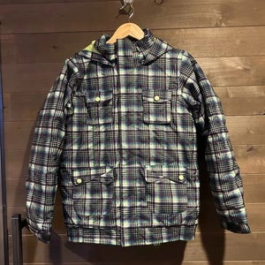 BURTON Twist Bomber Fun Plaid Ski Snowboard Jacket Coat ~ NEW