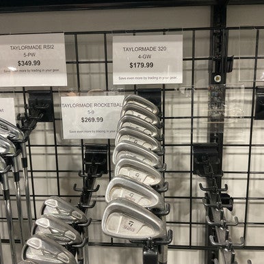 Used Taylormade 320 IRON SET Mens Iron Set RH 4I-GW/AW 11834-S000040229