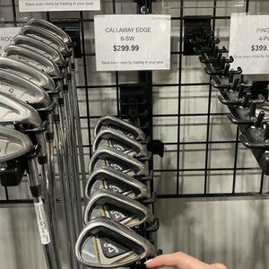Used Callaway EDGE Mens Iron Set RH 6I-SW 11834-S000040261