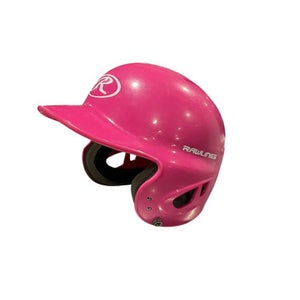 Used Rawlings PINK HELMET Batting Helmet No Mask Pink One Size 11834-S000040274