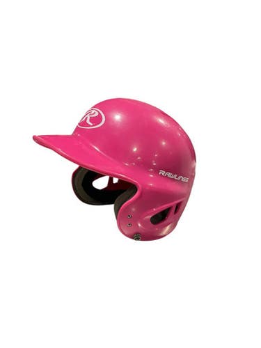Used Rawlings PINK HELMET Batting Helmet No Mask Pink One Size 11834-S000040274