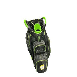 Used Datrek BLK/GRN CART BAG Mens Cart Bag Black And Neon Green 11834-S000040320