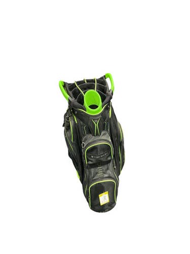 Used Datrek BLK/GRN CART BAG Mens Cart Bag Black And Neon Green 11834-S000040320