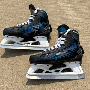 2024 Bauer GSX Hockey Goalie Skates Extra Wide Width Size 3.5 (Used)