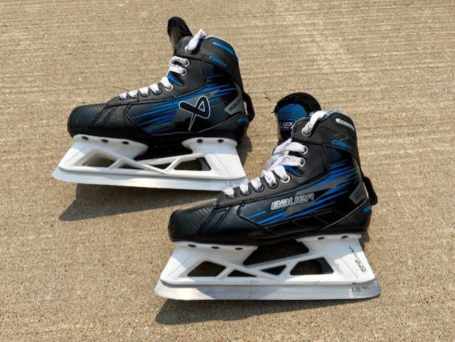 2024 Bauer GSX Hockey Goalie Skates Extra Wide Width Size 3.5 (Used)