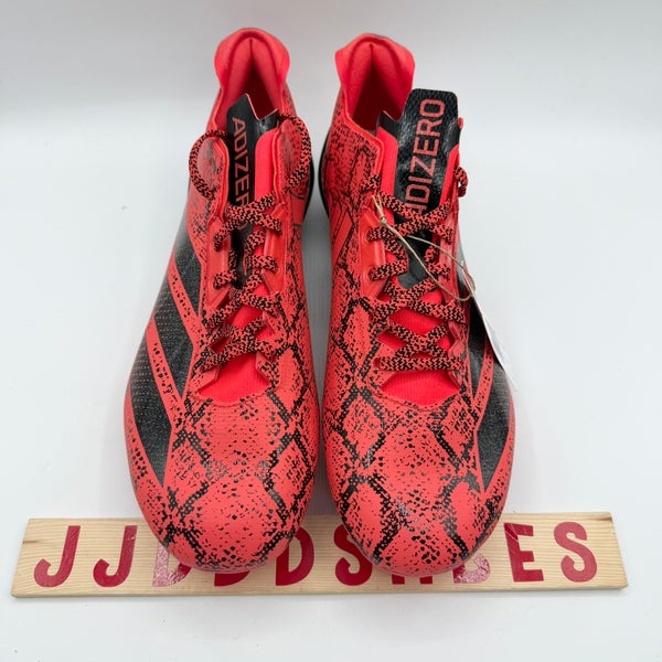 ADIDAS‎ Adizero Electric II Exotic Speed Football Cleats Mens Size 11 Red IE3895 Adidas Adizero Electric 2 Exotic Speed Red Football Cleats  main image 4