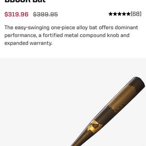 2024 DeMarini Voodoo One Alloy BBCOR Certified Bat (-3) 30 oz 33" (Used)