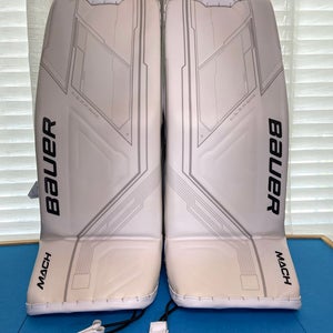 Senior 32" XS Bauer Mach Goalie Leg Pads (New)