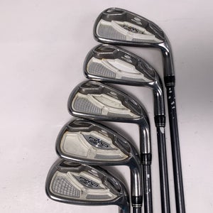 Cobra AMP Cell Silver Iron Set 5-PW 53g Senior Graphite Mens RH No 9 iron