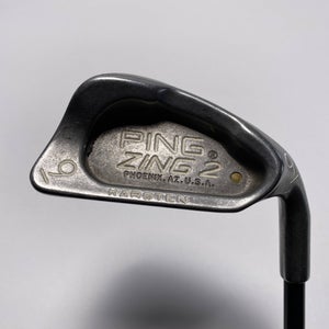 Ping Zing 2 Single 9 Iron Gold Dot 4* Flat Karsten Regular Graphite Mens RH-1"