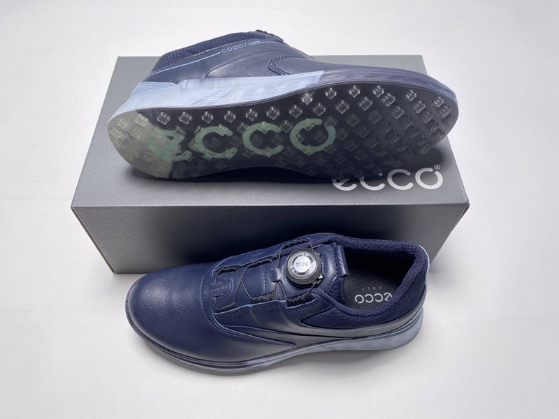 ECCO Golf S-Three Golf Shoes Night Sky Navy Blue Women's SZ 7 (102973 01303)