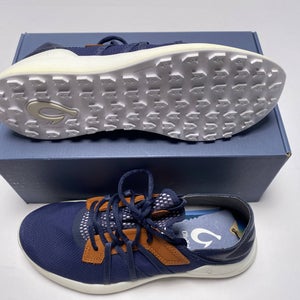 Olukai Kapalua Golf Shoes Trench Blue Men's SZ 9 (10508-DEDE)