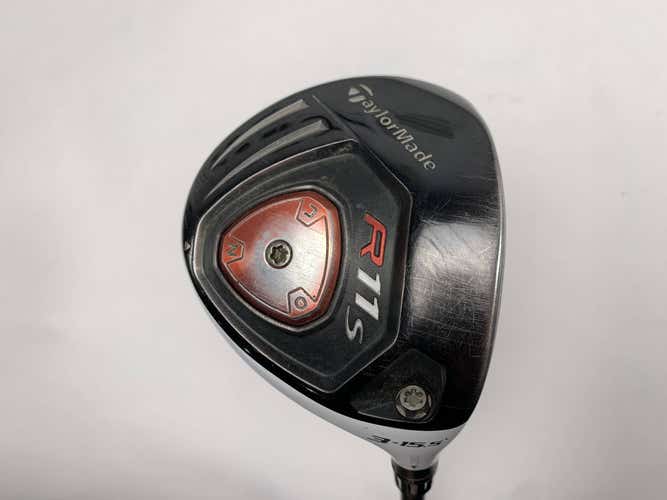 TaylorMade R11s 3 Fairway Wood 15.5* Aldila RIP Phenom Stiff Graphite Mens RH