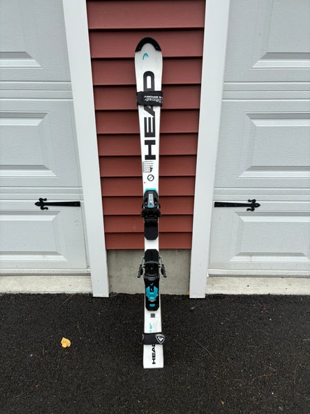 HEAD JR SL 138 cm Racing Skis With Bindings (Used)
