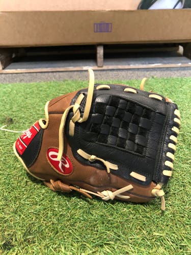 Brown Rawlings Premium Series RH Pitcher's Baseball Glove 11.5" (Used)