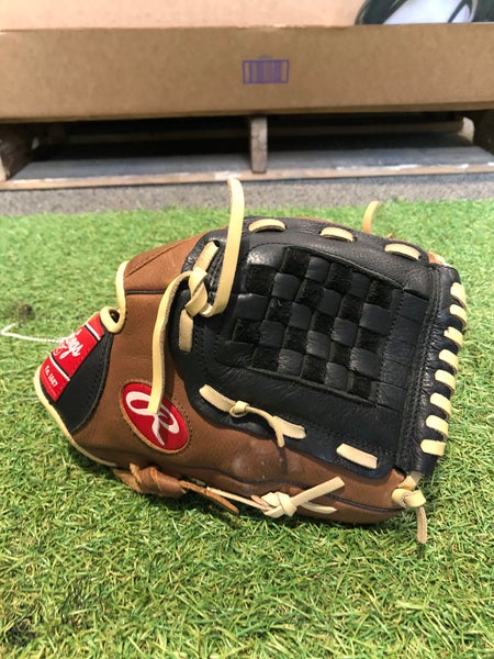 Brown Rawlings Premium Series RH Pitcher's Baseball Glove 11.5" (Used)