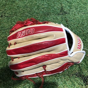 Brown Wilson A500 RH Infield Baseball Glove 11" (Used)