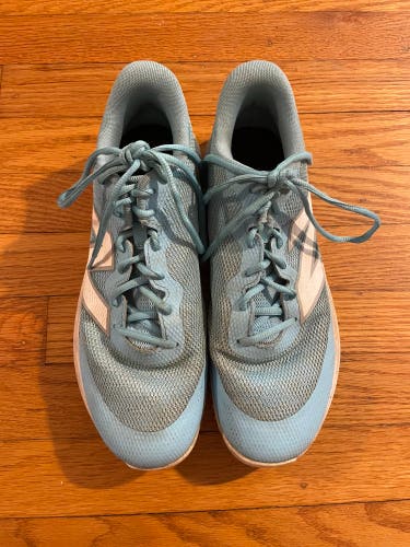 Light Blue Men's Size M 9.0 (W 10.0) Adult New Balance 4040 Low Top Turf Cleats (Used)